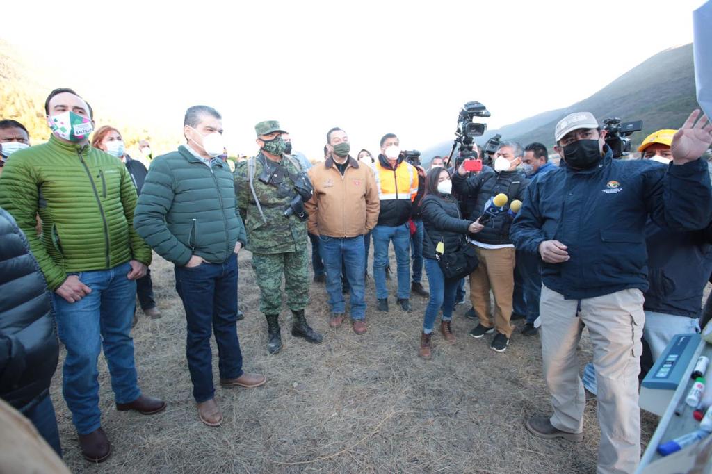 Supervisa personalmente Miguel Riquelme estrategia de combate al incendio en la Sierra de Arteaga