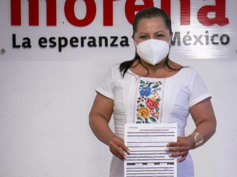 Se registra María Félix García como candidata a la alcaldía de Jalpa 